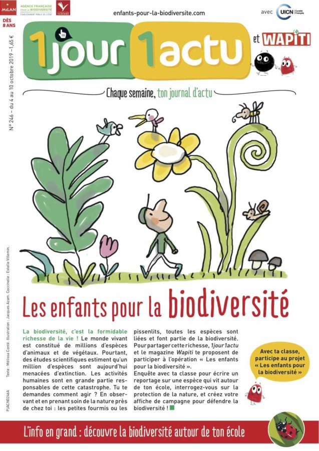 Couverture 1jour1actu biodiversité